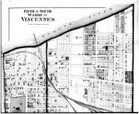 Vincennes City, 5th and 6th Wards - Above, Knox County 1880 Microfilm